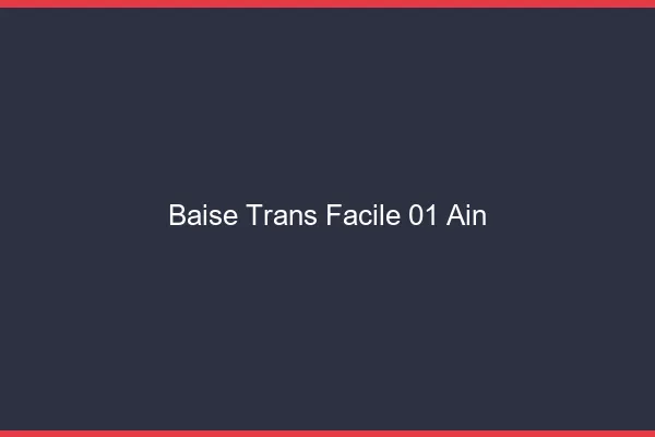 Baise Trans Facile 01 ain
