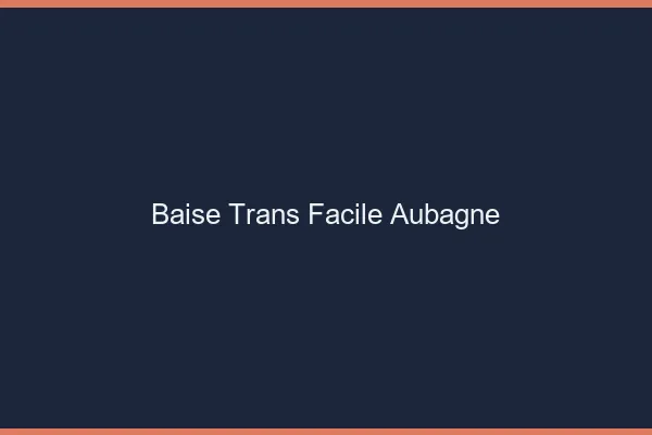 Baise Trans Facile Aubagne