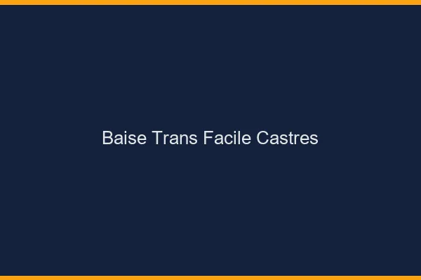 Baise Trans Facile Castres