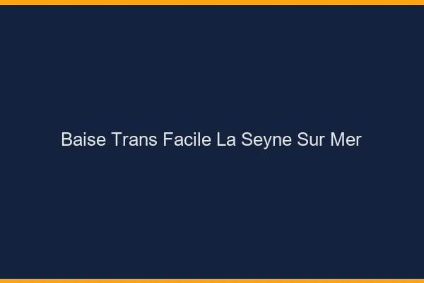 Baise Trans Facile La Seyne-sur-Mer
