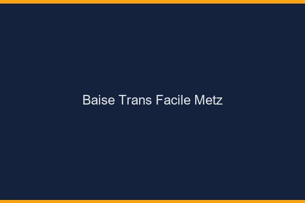 Baise Trans Facile Metz