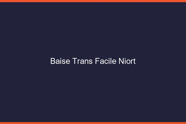 Baise Trans Facile Niort