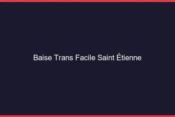 Baise Trans Facile Saint-Étienne