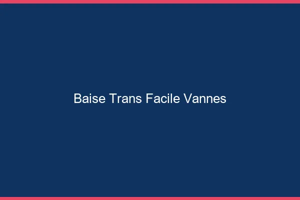 Baise Trans Facile Vannes
