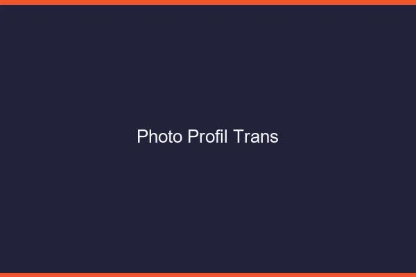 Photo profil trans