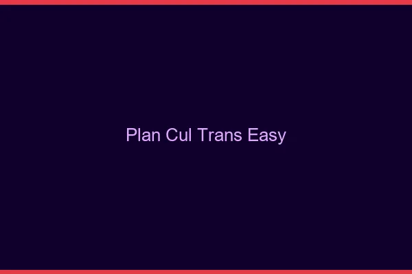 Plan cul trans easy
