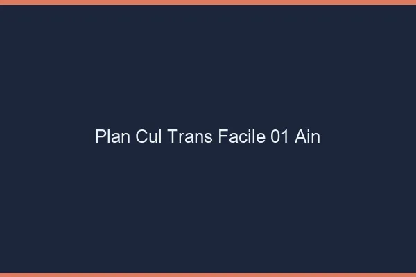 Plan Cul Trans Facile 01 ain