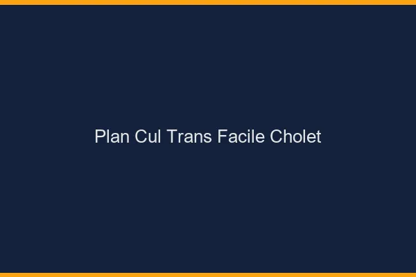Plan Cul Trans Facile Cholet