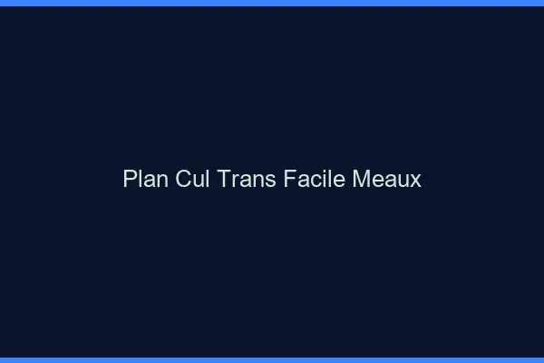 Plan Cul Trans Facile Meaux