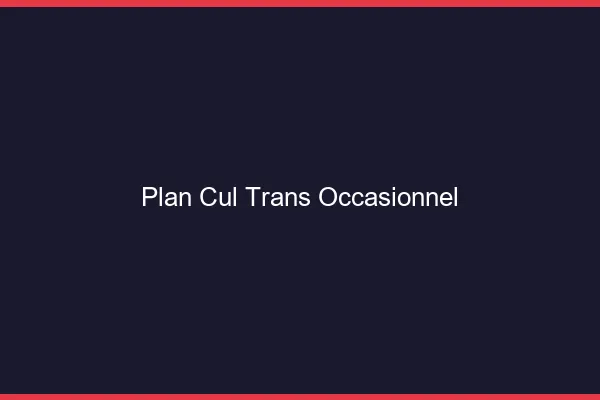 Plan cul trans occasionnel