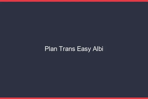 Plan Trans Easy Albi