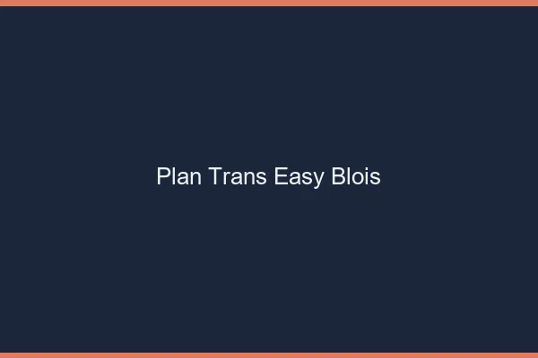 Plan Trans Easy Blois