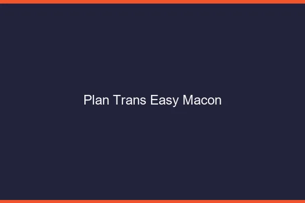 Plan Trans Easy Mâcon
