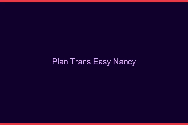 Plan Trans Easy Nancy