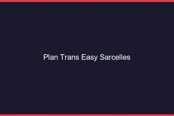 Plan Trans Easy Sarcelles