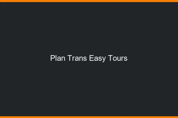 Plan Trans Easy Tours
