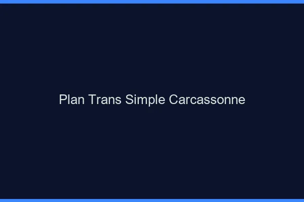 Plan Trans Simple Carcassonne