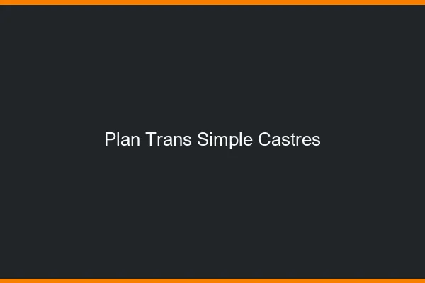 Plan Trans Simple Castres
