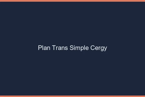 Plan Trans Simple Cergy