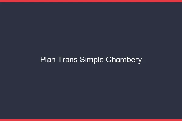Plan Trans Simple Chambéry