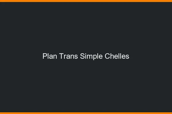 Plan Trans Simple Chelles