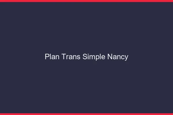 Plan Trans Simple Nancy