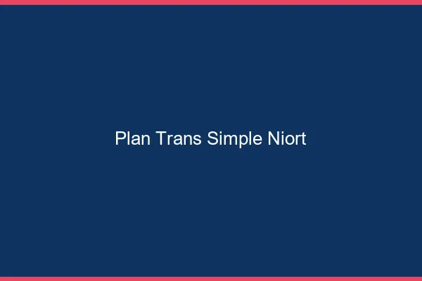 Plan Trans Simple Niort