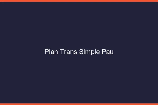 Plan Trans Simple Pau