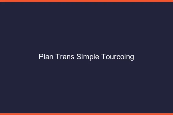 Plan Trans Simple Tourcoing