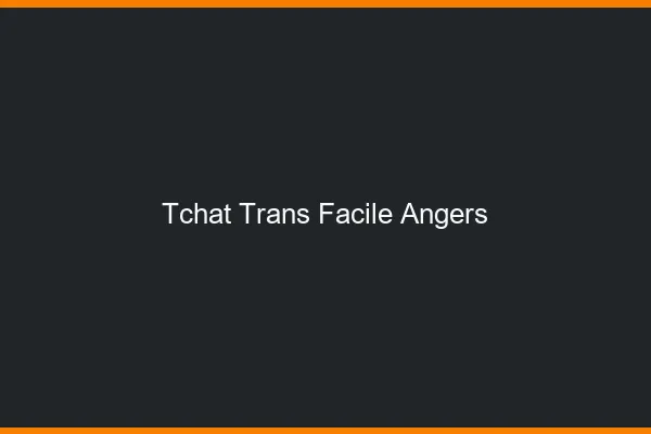 Tchat Trans Facile Angers