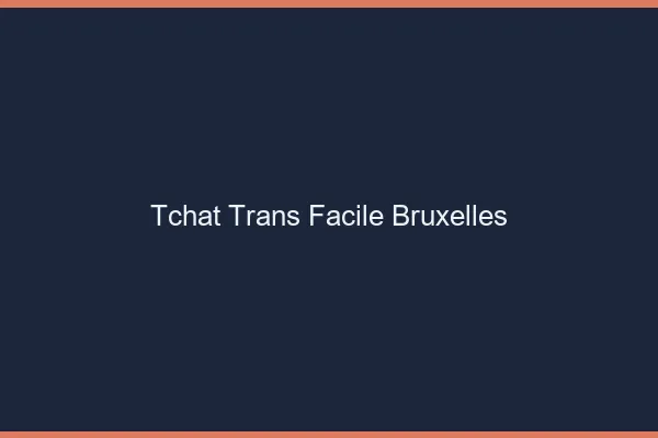 Tchat Trans Facile Bruxelles