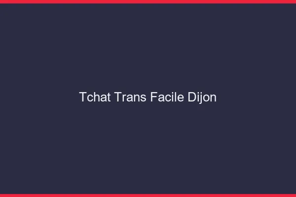 Tchat Trans Facile Dijon