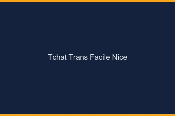 Tchat Trans Facile Nice