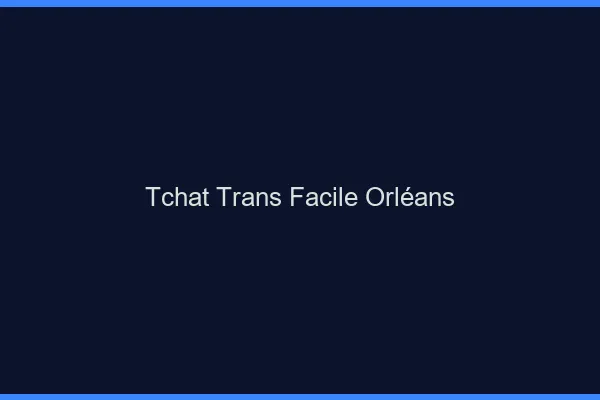 Tchat Trans Facile Orléans