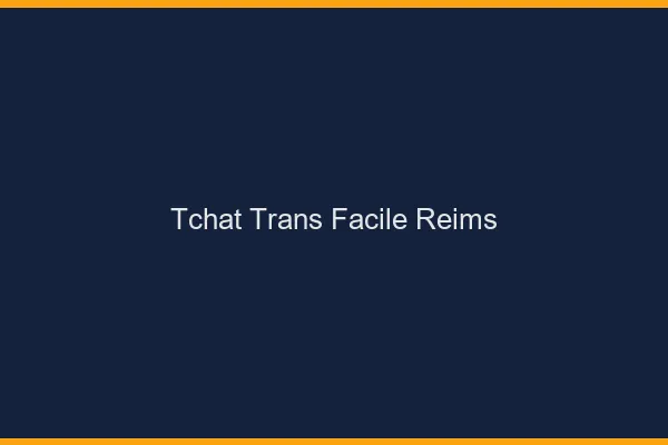 Tchat Trans Facile Reims
