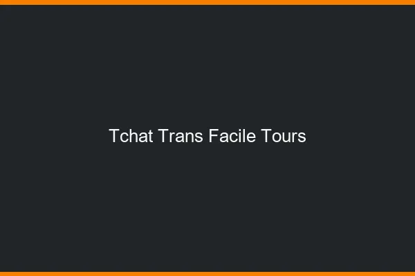 Tchat Trans Facile Tours
