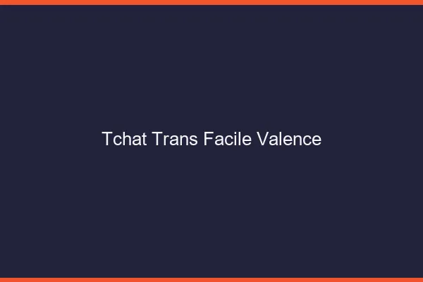 Tchat Trans Facile Valence