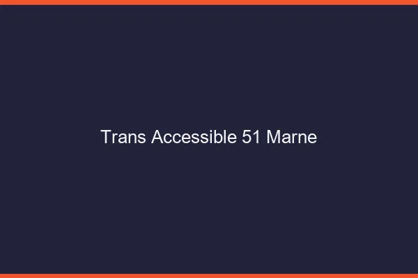 Trans Accessible 51 marne