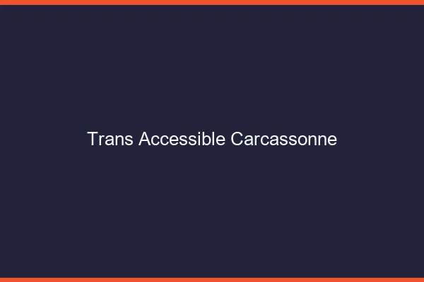 Trans Accessible Carcassonne