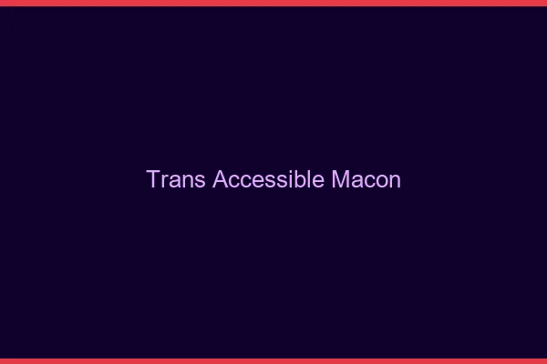 Trans Accessible Mâcon