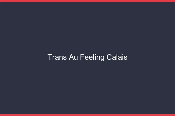 Trans au Feeling Calais