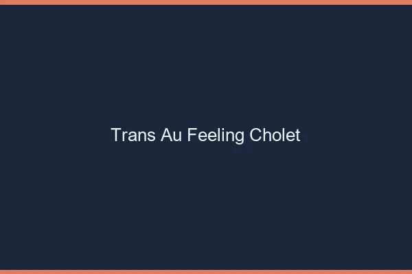 Trans au Feeling Cholet