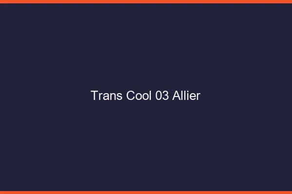 Trans Cool 03 allier