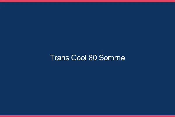 Trans Cool 80 somme