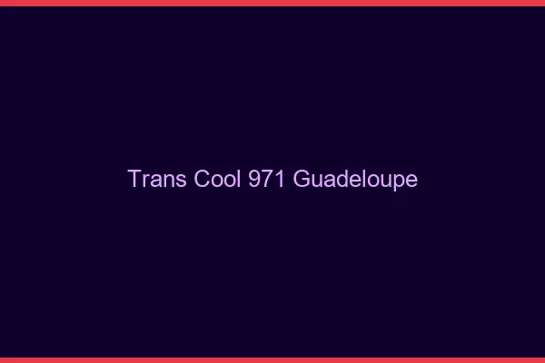 Trans Cool 971 guadeloupe