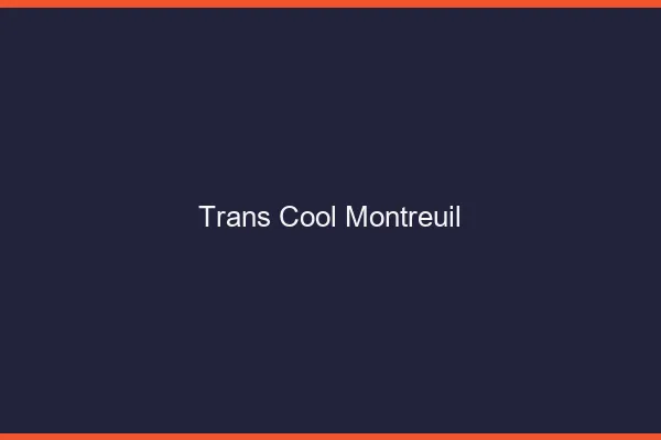 Trans Cool Montreuil