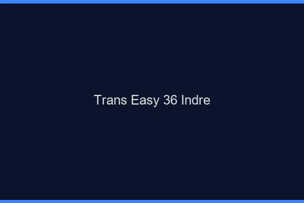 Trans Easy 36 indre