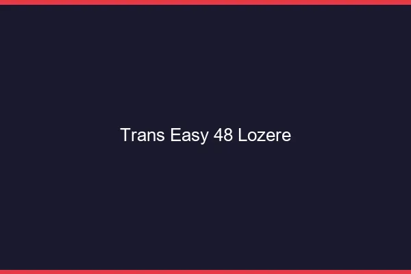 Trans Easy 48 lozere