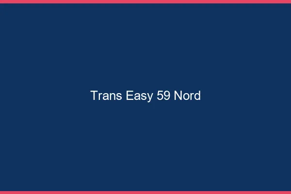 Trans Easy 59 nord