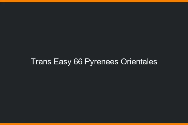 Trans Easy 66 pyrenees-orientales